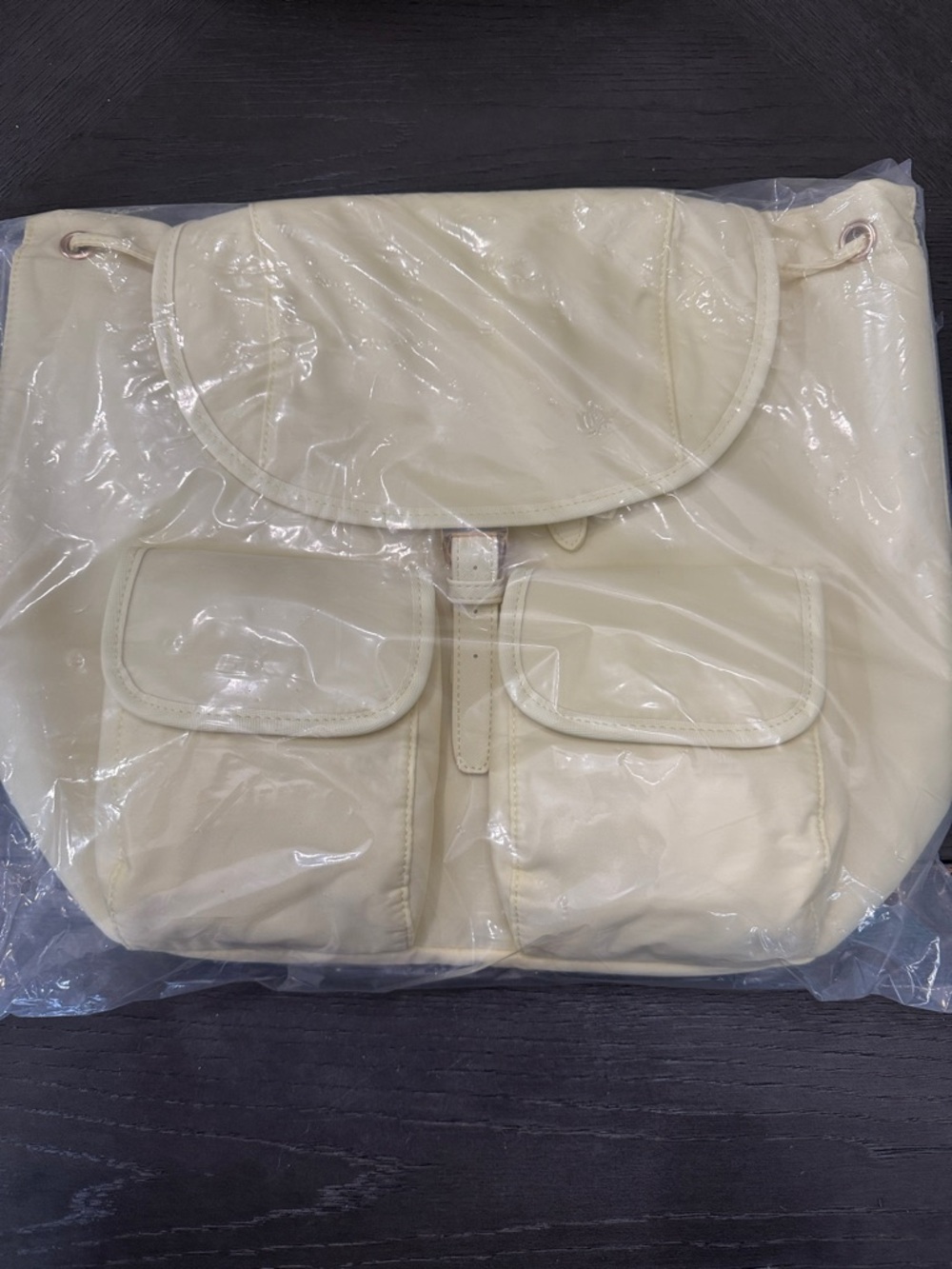 Yellow Year Of Ours Women's Backpack with Front Pockets
